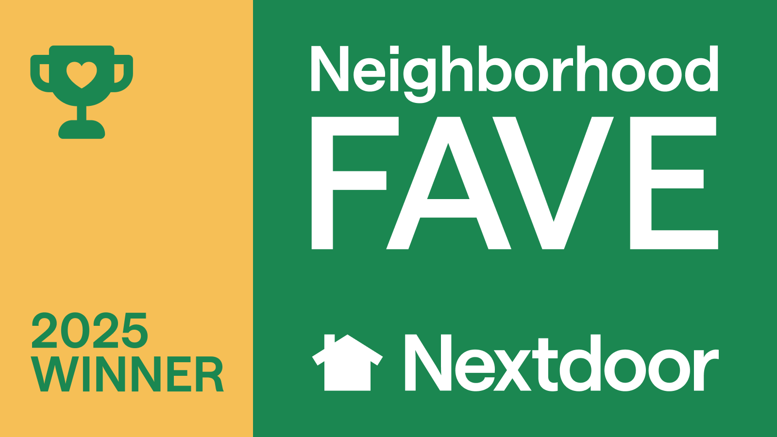 2025 Nextdoor Neighborhood Faves